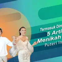 Dimas Anggara dan deretan artis yang jatuh ke pelukan Puteri Indonesia. (Foto: Instagram/indahkalo_ Desain: Nurman Abdul Hakim/Bintang.com)