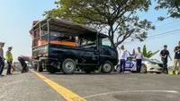Olah TKP Kecelakaan Indramayu: 2 Hantaman Berujung Maut