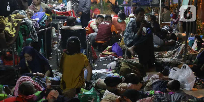 Kondisi Korban Gempa Cianjur di RSUD Sayang