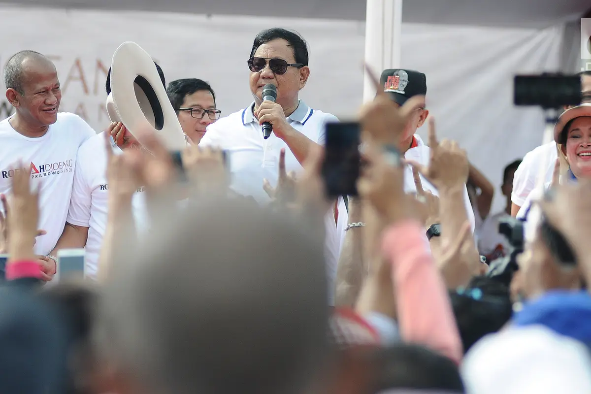 Prabowo Subianto Jalan Sehat Relawan Roemah Djoeang