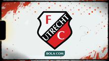 Logo FC Utrecht. (Bola.com/Wiwig Prayugi)