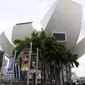 Art Science Museum di kawasan Marina Bay Sand Singapura.