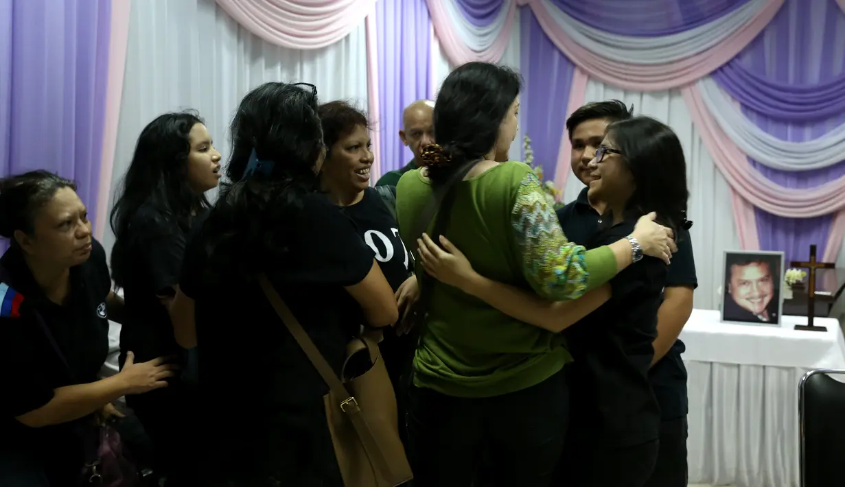 Suasana Rumah Duka Jenazah James Sahertian