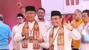 Sejumlah jajaran partai politik Koalisi Indonesia Maju (KIM) Plus ikut mengantar pasangan Ridwan Kamil-Suswono mendaftar sebagai calon kandidat pada Pemilihan Gubernur (Pilgub) DKI Jakarta 2024. (Liputan6.com/Angga Yuniar)