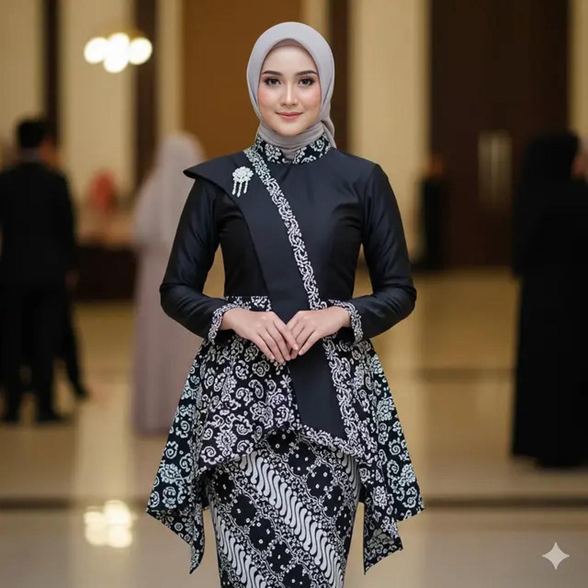 6 Cara Mix &amp; Match Batik Hitam Tanpa Terlihat Kaku dan Tua, Tampil Elegan dan Modern
