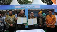 Kementerian Desa Pembangunan Daerah Tertinggal, dan Transmigrasi (Kemendes PDTT) menggandeng startup Dagangan untuk mendukung BUM Desa. (Istimewa)