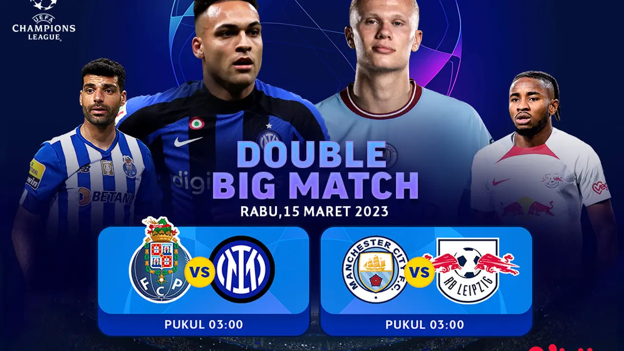 Jadwal Liga Champions 2022/2023 di Vidio Pekan Ini, Ada Double Big Match