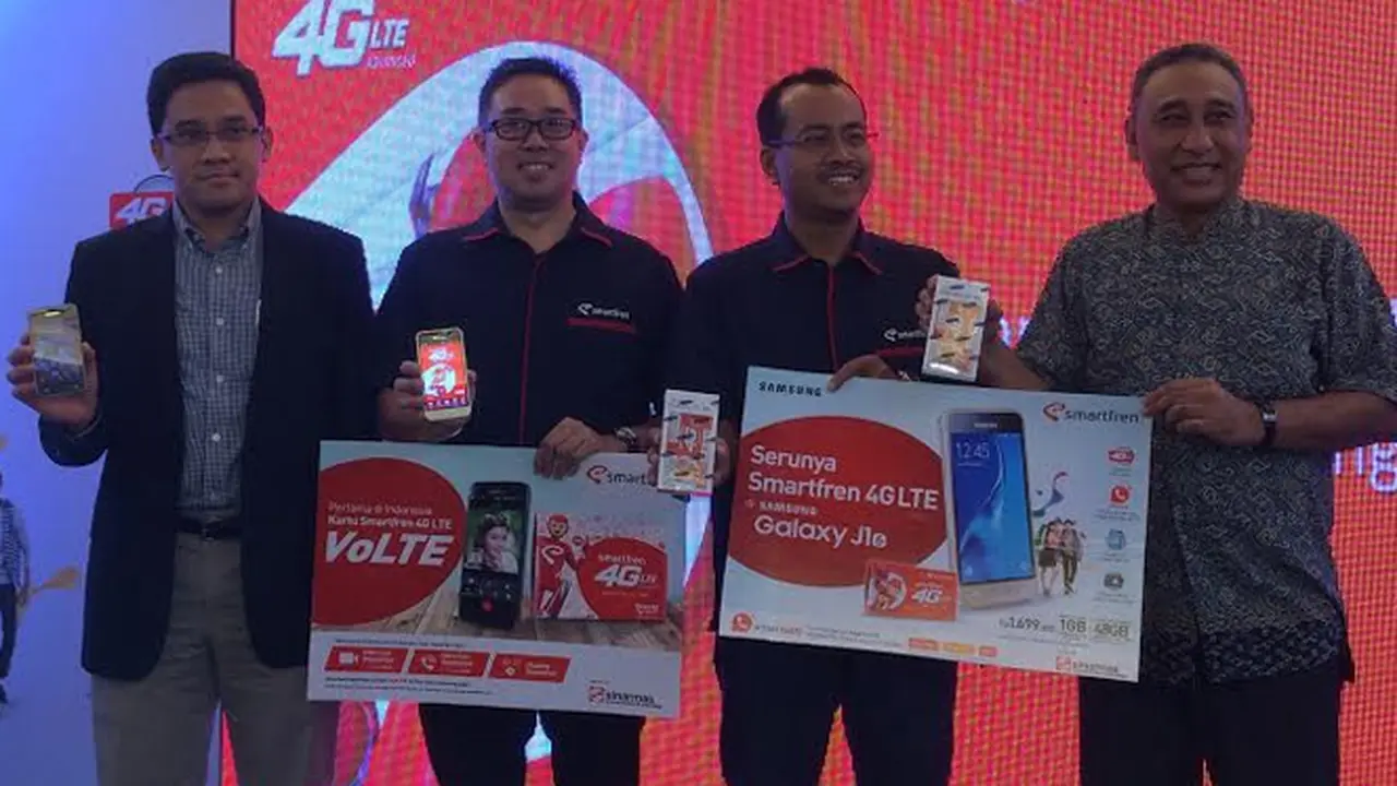 Perkuat Layanan 4G, Smartfren Luncurkan Kartu Perdana VoLTE