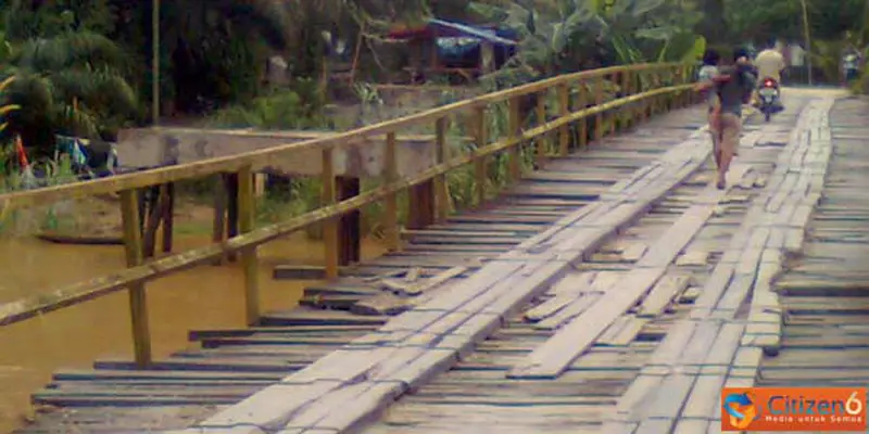 Jembatan Terburuk di ROHUL, Pekanbaru