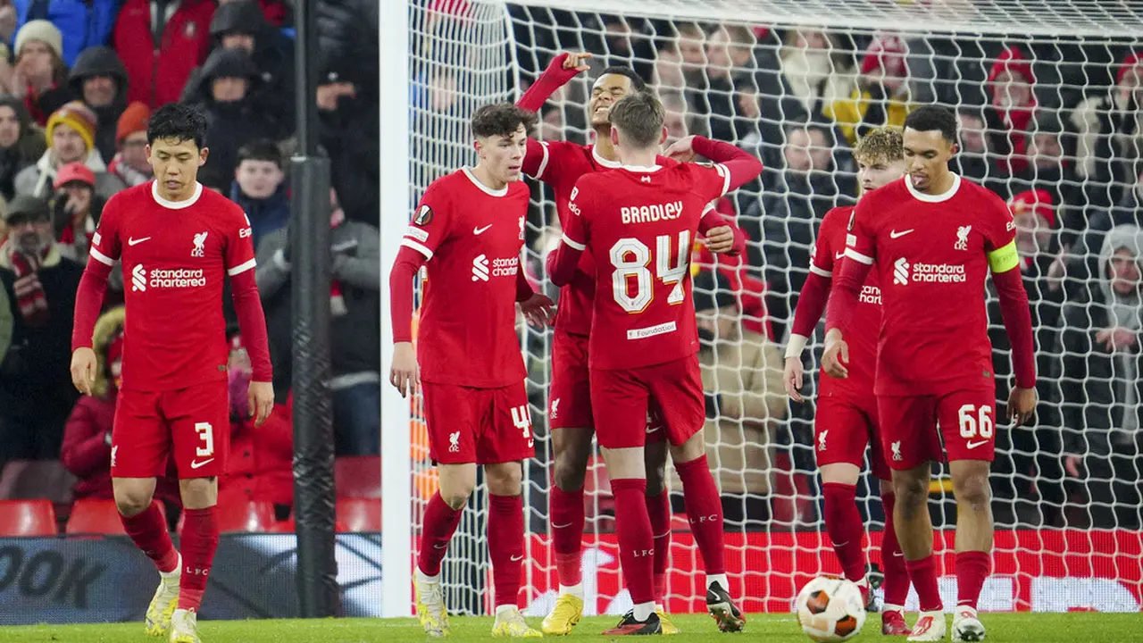 Foto: Aksi Cody Gakpo saat Borong 2 Gol, Liverpool Lolos ke Babak 16 Besar Liga Europa