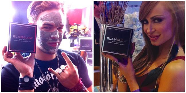 Peserta American Idol & Karina Smirnoff use GLAMGLOW (c) glamglowmud.com