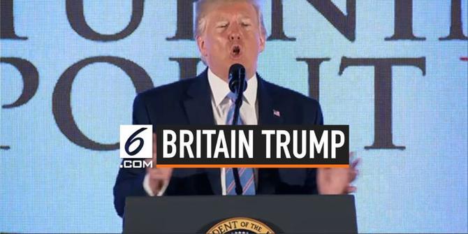 VIDEO: Trump Panggil PM Baru Inggris 'Britain Trump'