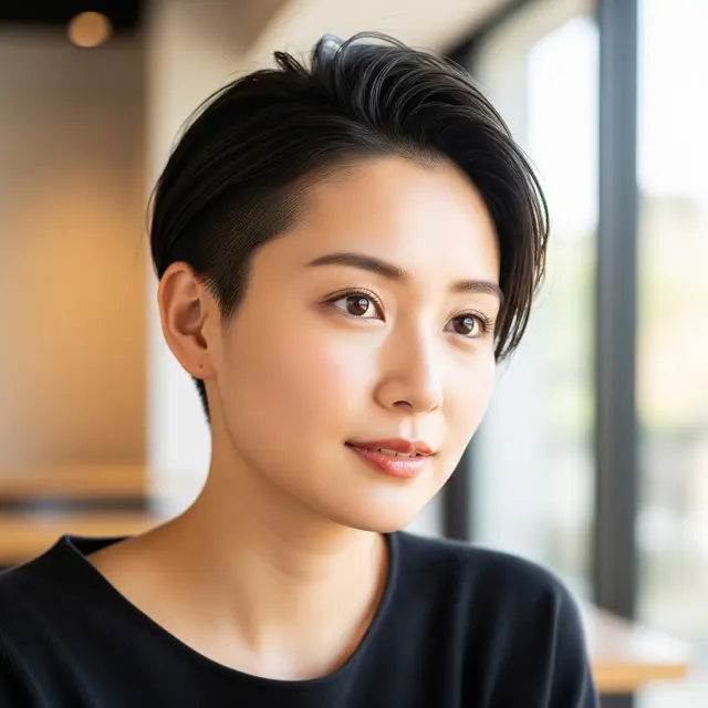 Undercut Pendek ala Wanita Anime