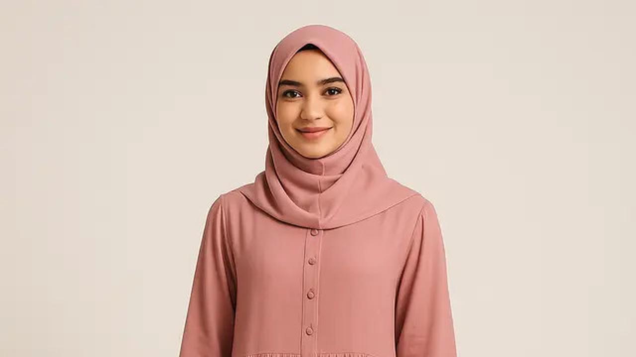 5 Model Gamis Syar'i dengan Aksen Kancing Depan, Cocok untuk Busui