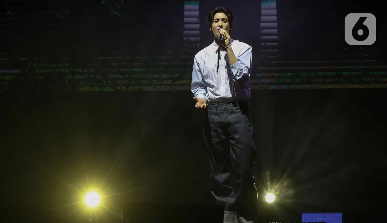 "SIKcret Time" merupakan jumpa fans pertama sang aktor di Indonesia. (Liputan6.com/Herman Zakharia)