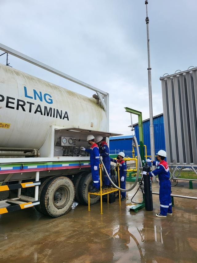 Subholding Gas Pertamina terus memperluas utilisasi gas bumi melalui infrastruktur beyond pipeline di Kota Bontang, Kalimantan Timur.
