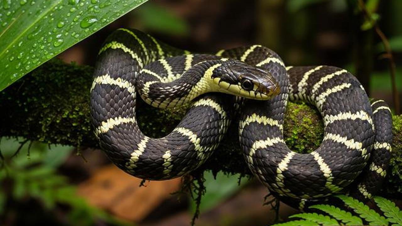 Fakta Unik Ular Cicak Belang, Mirip Ular Berbisa tapi Tidak Berbahaya