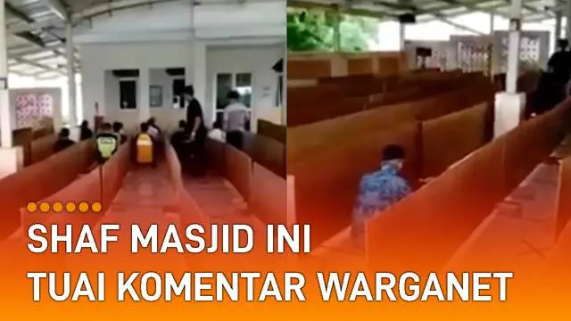 VIDEO: Shaf Jamaah di Sebuah Masjid Ini Tuai Komentar Warganet