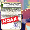 Kemenag Imbau Masyarakat Waspadai Hoaks Bantuan Dana Gereja