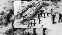22-12-1972: 14 Penumpang Pesawat Jatuh Selamat Setelah 10 Minggu (AFP