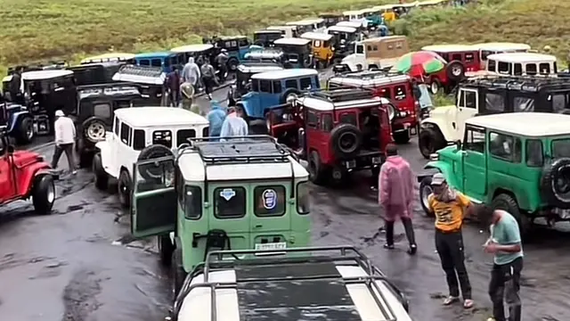 Gunung Bromo macet
