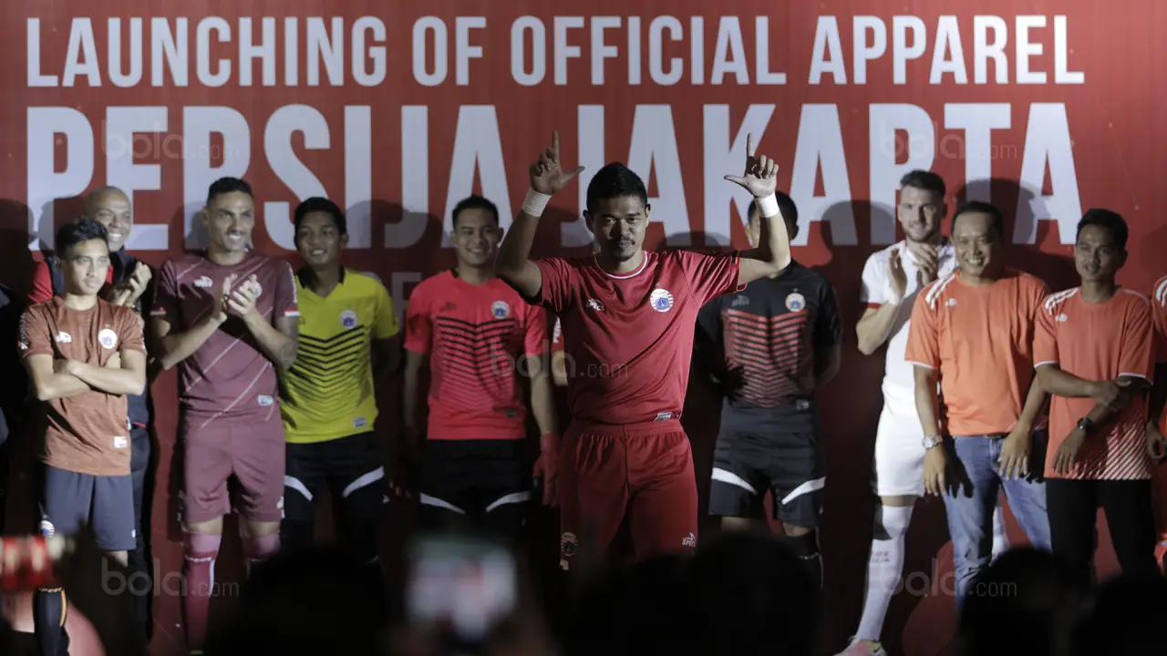 Persija Jakarta, Launching Apparel Persija, Bola.com, Bambang Pamungkas