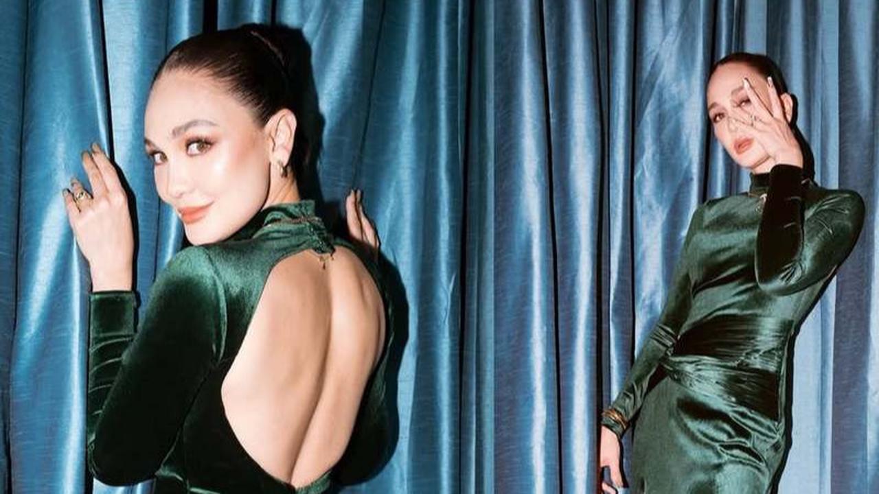 6 Potret Cantik Luna Maya Pakai Busana Velvet, Tampil Mewah, Elegan Tapi Simpel dan Effortless
