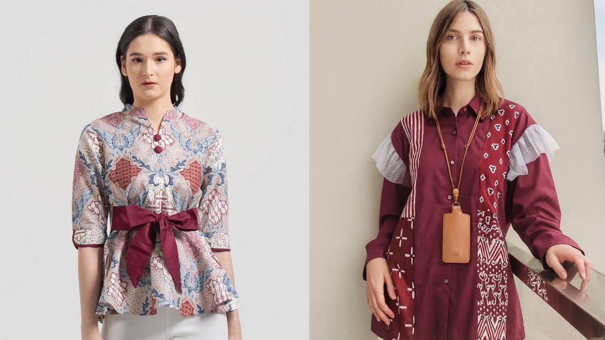 Blouse Batik Jadi Andalan ke Kantor, Ini Pilihan Model yang Elegan dan Kekinian