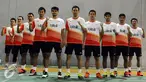 Pebulutangkis Indonesia yang tergabung dalam tim Thomas melakukan sesi foto di Pelatnas PBSI, Cipayung, Jakarta, Rabu (3/2/2016). Pebulutangkis Indonesia akan mengikuti kualifikasi Piala Thomas 2016 di Hyderabad, India. (Liputan6.com/Helmi Fithriansyah)