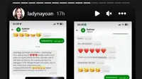 Isi chat mesra Syahnaz Sadiqah dan Rendy Kjaernett yang diungkap istri sah, Lady Nayoan