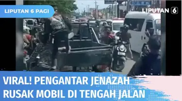 Viral video yang memperlihatkan sekelompok pengantar jenazah ini mengamuk kepada pengendara mobil yang diduga menghalangi kendaraan pengantar jenazah di Sulawesi Selatan.