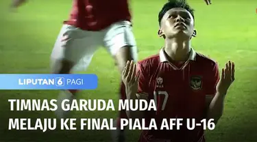 Timnas Indonesia berhasil melaju ke babak final Piala AFF U-16 2022 setelah mengalahkan Myanmar lewat adu penalti pada laga semifinal di Stadion Maguwoharjo, Sleman. Dalam laga final nanti, Indonesia akan berhadapan dengan Vietnam.