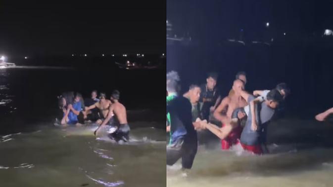 Liburan Berakhir Petaka, Dua Remaja Tewas Terseret Ombak di Pantai Labuhan