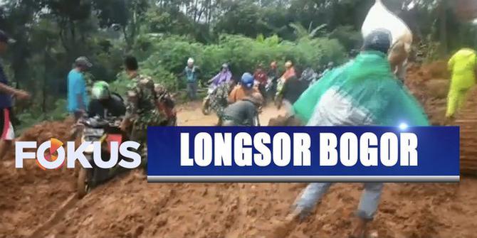 Longsor Masih Mengisolasi 3 Desa di Bogor