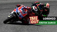 Rider Ducati, Jorge Lorenzo, menyindir gaya balap Johann Zarco pada MotoGP Jepang dengan menyebut seperti orang yang bermain play station.