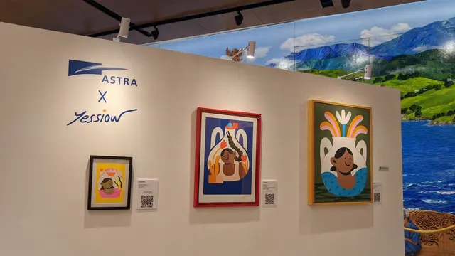 Potret Beberapa Karya Seni di Pameran Galeri Astra