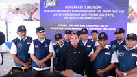 Penyataan sikap tersebut disampaikan di Posko AMIN Center, Jalan Sudirman, Kota Medan, Sumatera Utara (Sumut) pada Jumat, 22 Desember 2023