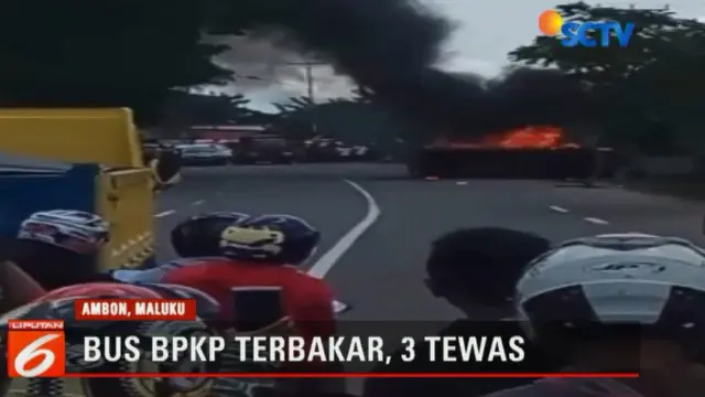 Peristiwa terjadi saat mobil BPKP melaju kencang dari arah Kota Ambon menuju Bandara Pattimura.