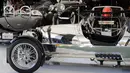 Deretan Mobil  antik senilai 30 juta dolar atau 400 miliar rupiah berada di garasi di rumah mewah di kawasan Bel-Air, Los Angeles,AS (26/1). (AP/Jae C. Hong)