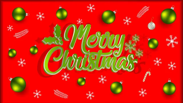 Ilustrasi Selamat Natal, Merry Christmas