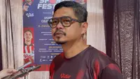 Bambang Pamungkas dalam Vidio Sports Festival 2026 di Plaza Parkir Timur Senayan, Jakarta, Minggu (27-9-2026). (Bola.com/Merisa Amanda)