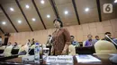 Deputi Gubernur Senior Bank Indonesia (BI) Destry Damayanti usai mengikuti rapat kerja dengan DPD RI di Kompleks Parlemen, Senayan, Jakarta, Rabu (14/6/2023). (Liputan6.com/Faizal Fanani)