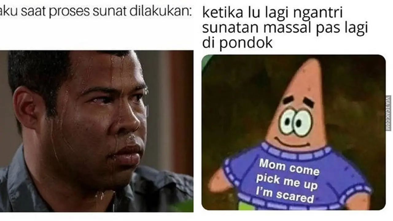6 Meme Ketakutan Bocah Saat Mau Sunat Ini Bikin Ngakak