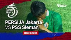 Berita video highlights laga pekan terakhir BRI Liga 1 2021/2022, Persija Jakarta melawan PSS Sleman yang berakhir dengan skor 0-2, Kamis (31/3/2022) sore hari WIB.