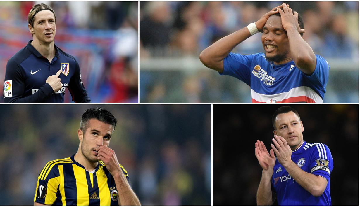 Berikut ini John Terry dan tujuh bintang dunia yang berpotensi pindah ke Liga China. (EPA)