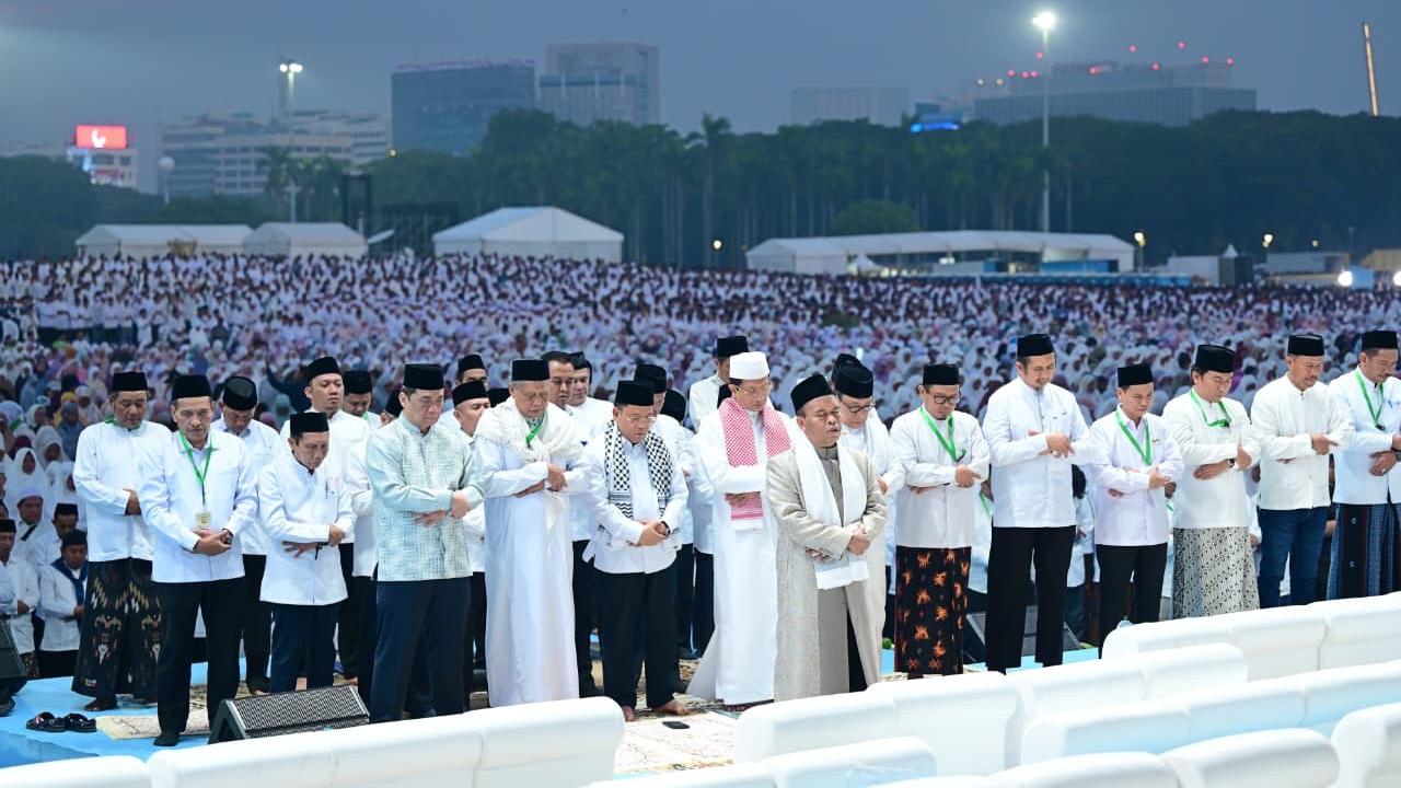 Zikir Kebangsaan Monas: Menag Ajak Bersyukur, Sampaikan Salam dari Presiden