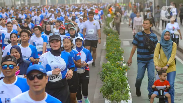 Ribuan Pelari Ikuti Jakarta International Marathon 2024