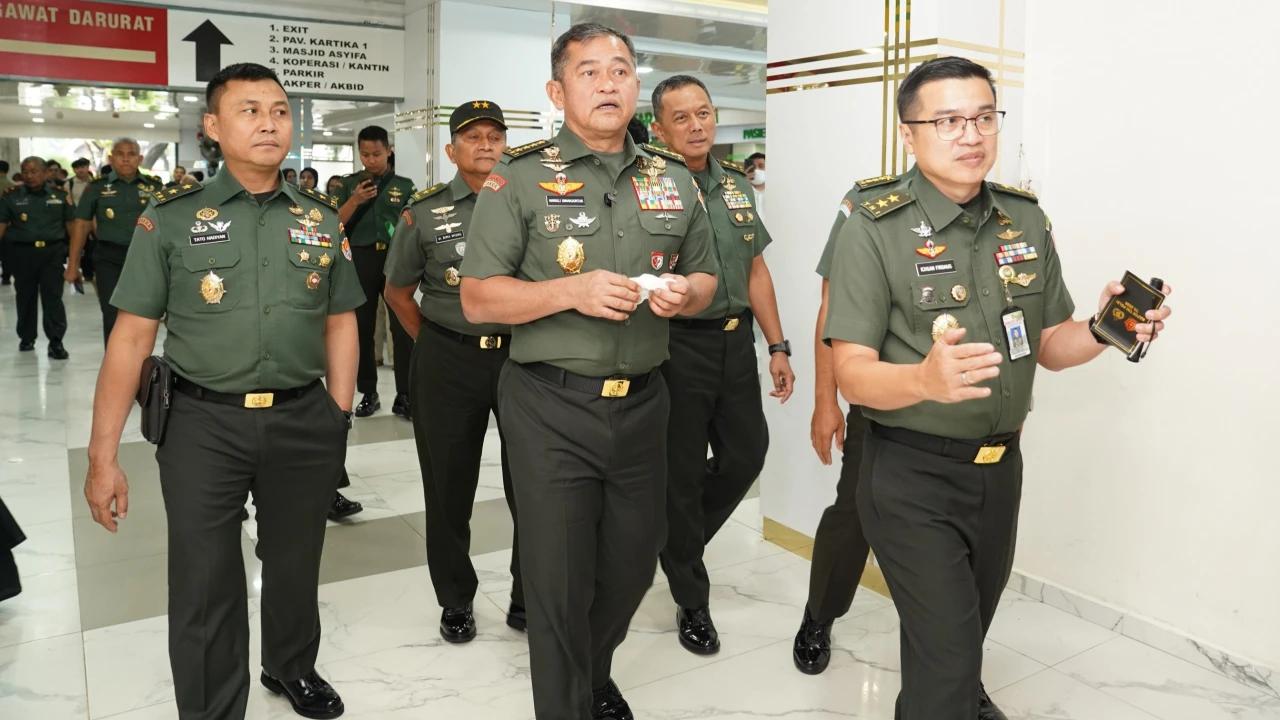 Kasad Jenderal Maruli Cek Perbaikan Fasilitas RSPAD Gatot Soebroto, Pastikan Layanan Makin Modern dan Profesional