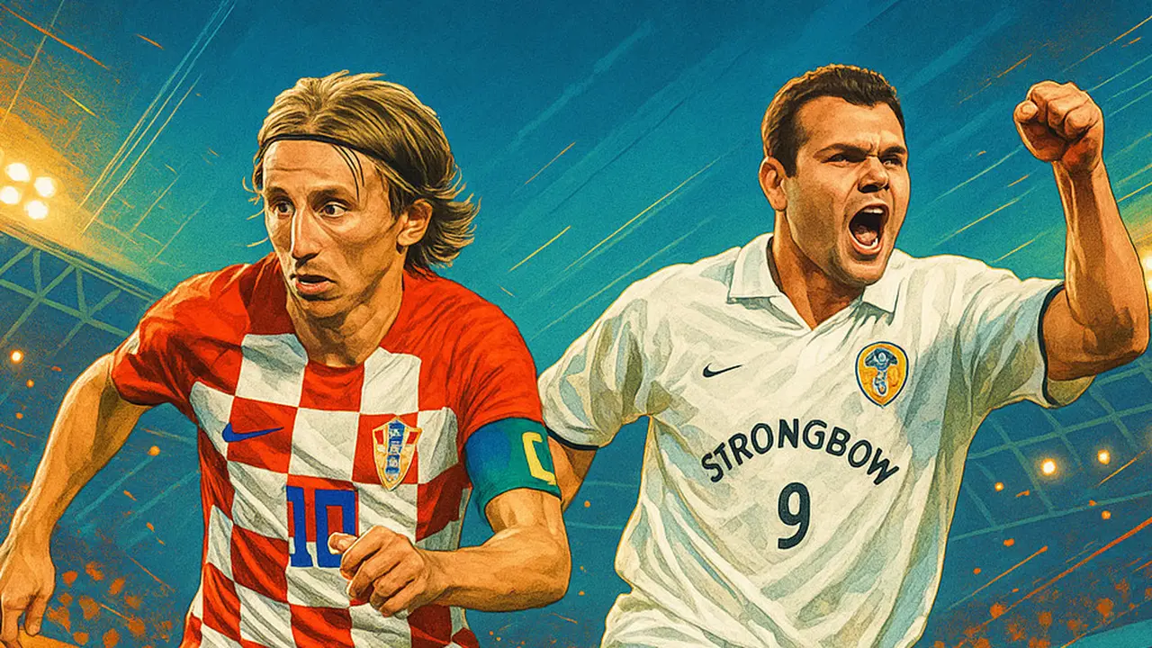 Luka Modric dan Mark Viduka
