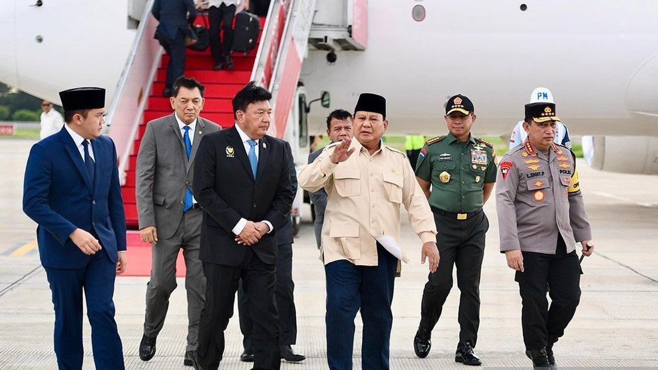 VIDEO: Tiba di Tanah Air, Prabowo Langsung Kumpulkan Para Jenderal Bahas ini